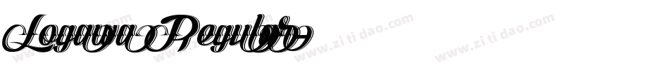Logawa Regular字体转换